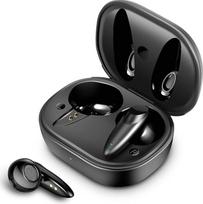 TM20XX "Bluetooth 5.0" ausinės į ausis, "HiFi Stereo" garsas, belaidės ausinės, jutiklinis valdymas, galingi bosai, įmontuotas mikrofonas, mini sportinės ausinės į ausis, itin lengvos ausinės - su įkrovimu