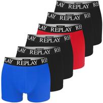Replay Vyriški Bokseriai Rinkinys 6 Vnt Medvilnė Spalva Bm332 Logotipas Dydis Xl gray