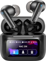 TOZO Hybrid-Ohrhörer mit aktiver Geräuschunterdrückung und intelligentem Touchscreen, 38 dB ANC-Wireless-Ohrhörer, 4 Mikrofon-ENC für klare Anrufe, tiefer Bass, 38 Stunden Spielzeit, IPX8, Bluetooth