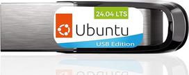 Ubuntu - 24.04 LTS - 64 Bitų - USB Edition auf USB 3.0 Stick | Betriebssystem