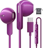 USB C ausinės "Galaxy S25 Ultra S24 A56 A16 iPhone 16" ausinės su kabeliu USB C ausinės su mikrofonu "HiFi" ausinės USBC "iPhone 15" Galaxy A55 S23 S24 FE "Google Pixel 9 Pro 9a" "iPad