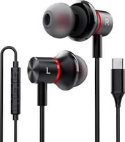 USB-C-Kopfhörer, skirtas Samsung Galaxy S24 FE Plus Ultra / A56 A36 A26 A16 A15 5G A25 A35 A55 / S23 FE Typ-C-Ohrhörer, Geräuschunterdrückung, In-Ear-Kopfhörer mit Mikrofon (EAR022)