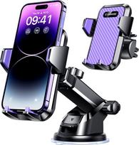 VANMASS Mobiliojo telefono laikiklis Automobilis Ventiliacija Violetinės spalvos mobiliojo telefono laikiklis Automobilis 4 in 1 Mobiliojo telefono laikiklis Automobilinis siurbimo puodelis 100% apsauga nuo įbrėžimų Išmaniojo telefono laikiklis Automobili