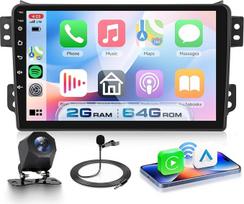 VECHTEL Autoradio 2G+64G Android 15 für Suzuki Splash Ritz/Opel Agila B 2004-2014, 9'' IPS 1280 * 720P Touchscreen mit 5G WLAN GPS Drahtlos Carplay Android Auto USB Bluetooth EQ FM RDS Rückfahrkamera