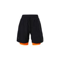 Under Armour Two-In-One Running Shorts Men Bottoms Black 1376831-002 S black