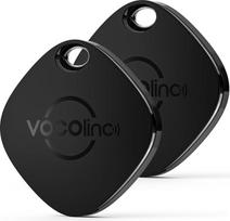 VOCOlinc Key Finder Tag Pack of 2 Suderinamas su "Apple" Kur yra? (tik "iOS", ne "Android"), "Bluetooth" raktų seklys piniginei, krepšiams, lagaminui, keičiama baterija