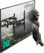 WALI TV Wandhalterung Schwenkbar Neigbar für 32-70 Zoll Flachbildschirme,Wandhalterung für Fernseher mit Bewegbarem Gelenkarm für LED/LCD/OLED bis 40 kg,max.VESA 400x400 mm (FTM-2),Schwarz