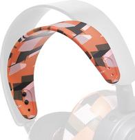 WC -StirnbandZ Arctis Nova - patobulintas "Wicked Cushions" silikoninis ausinių lankelis "Arctis Nova" ausinėms - geresnis lankstumas, patogumas ir stilius su suderintais ausų pagalvėlių dizainais | Orange Prism