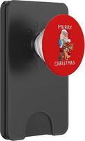 Weihnachtsmann Rentier Merry Christmas Männer Frauen PopSockets PopWallet für MagSafe