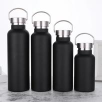 Nerūdijančio plieno termoso butelių taurelės su dangteliu Nešiojama lauko vakuuminė kolba Vaikiškas vandens butelis 350ml 500ML 750ml 350ml