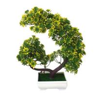 Dirbtinių gėlių pušų augalų bonsai sodas „pasidaryk pats“ atostogų vakarėlio namų darbalaukio dekoras