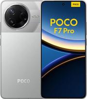 XIAOMI Poco F7 Pro išmanusis telefonas, 12 + 256GB, sidabrinės spalvos, mobilusis telefonas be sutarties, 50 MP, 120 Hz AMOLED ekranas, "Snapdragon" procesorius, 6000 mAh baterija, 90 W HyperCharge, HyperAI, dvi SIM kortelės