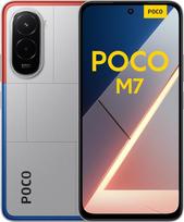 XIAOMI Poco M7, išmanusis telefonas, 8+256GB, 6,9 colių FHD+ 144Hz ekranas, "Snapdragon 685", 50MP AI dviguba kamera, 7000 mAh, sidabrinės spalvos, įkroviklis neįtrauktas