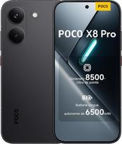 XIAOMI Poco X8 Pro 5G išmanusis telefonas 8+ 512GB "Android" 16 Juoda Mediatek Dimensity 8500 Ultra itin ryškus AMOLED ekranas 6500mAh 100W 50MP Sony IMX882 su įkrovikliu