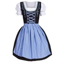 Vokietijos alaus didelio dydžio moteriški Dirndl suknelės Oktoberfest Colker kostiumai XXXXXL gray