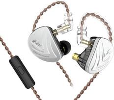 Yinyoo KZ AS16 IEMS 8 ausinės su subalansuotais inkaro garsiakalbiais, "HiFi" ausinių ausinės su 0,75 mm 2 kontaktų kabeliu, 8BA kiekvienoje pusėje KZ ausinės