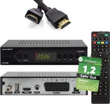 ZEHNDER HX 2200 palydovinis imtuvas + HDMI kabelis, su įrašymo funkcija, HD funkcija, Full HD, Skaitmeninis palydovinis imtuvas, skirtas palydovinei televizijai, HD imtuvas