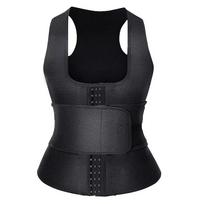 Tummy Tucking Shapewear Neoprene Corset Corset Thickening Girdle Postpartum Row of Buttons Undershirt S