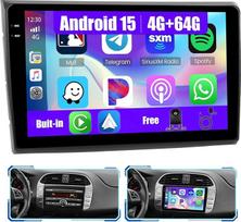 [4G+64G] Inefala Android 15 Autoradio für FIAT Bravo 2008-2013 mit Wireless Carplay Android Auto, 9 Zoll Touchscreen Radio mit Navi GPS WiFi RDS/FM Bluetooth EQ SWC Rückfahrkamera Mic
