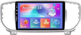 [6GB + 128GB] Android 14 automobilinis radijas Kia Sportage 4/KX5 2016-2018-[Integruota DAB+/4G+CarPlay/Android Car/DSP] Kamera + MIC-GPS/Steering Wheel Control/Mirror Link 9 colių IPS