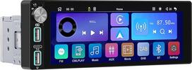 [DAB+] Rimoody Autoradio 1 Din mit Wireless Carplay Android Auto, 6.86 Zoll 1 Din Bluetooth Autoradio mit IPS-Bildschirm mit FM EQ USB/Typ C mit DAB+ Digitalradio Lenkradsteuerung Rückfahrkamera