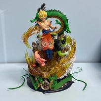 Son Goku Figūrėlė Dragon Ball Z Frieza Shenron Anime Figūrėlės 23cm Super Saiyan Statulėlė PVC Stalo Puošmena Modelis Kalėdiniai Žaislai Dovanos