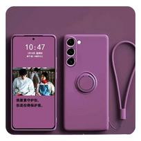 Skysto silikono telefono dėklai, skirti Samsung A56 A16 A36 A26 A55 A15 A35 A54 A34 A14 A53 A52S, su magnetiniu žiedu ir dirželiu Galaxy A54 5G