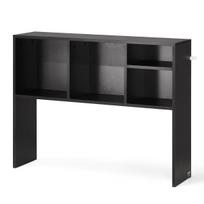 Desktop Bookshelf Black Desktop Storage Organizer 1-Tier for Office & Home