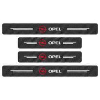 4pcs Carbon Fiber Car Sticker Auto Door Threshold Waterproof For Opel Astra j g Insignia Corsa d Vectra c Zafira a Auto Gadgets