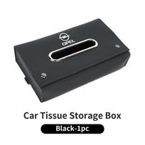 Leather Car Mounted Hanging Tissue Box Tissue Tools Organizer For Opel Corsa Astra Insignia Vectra Zafira Meriva Mokka Ampera