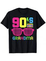 90's Grandma 1990s Themed Party Costume Nineties Outfit 90s T-Shirt S įvairiaspalvis