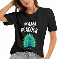 Mama Papaya Fruit unisex Cotton T Shirt,Premium Cotton Quality Print,Durable,Casual Fashion,Retro Style Top,Unique Design Gift Idea,Comfortable And St S įvairiaspalvis