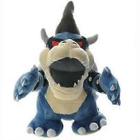Super Mario Bowser Koopa plush toy, Mario plush 12\  blue