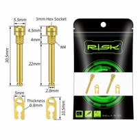 1 Set M4/M6/M8 Bicycle Oil Disc Screws Multicolor Gold Disc Brake Screws  Road Bike 5-Gold
