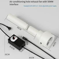 1 Pc Bedroom Silent 50-hole Exhaust Fan: Energy-efficient, Air-circulating, Silent 50-hole Exhaust Fan With Tool Accessories China Mainland