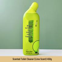 Xiaocang Bear Lime Scent Toilet Bowl Cleaner, 450g: Fresh Scented Descaler & Deodorizer