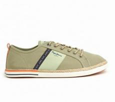 Pepe Jeans Trampki Męskie Zielone Sznurowane Niskie 42 Awe