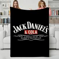 Drink J-Jack Daniels Throw Flannel Blanket Perfect for Sofa Office Bed Travel Sleep Read Relax Camping four season use 75cmx90cm