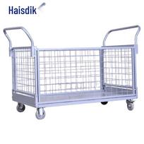 Haidik Foldable Warehouse Mesh Transport Cart Large