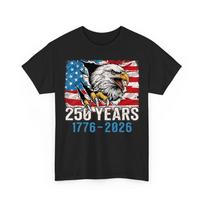 250 Years American Flag 250th Anniversary USA Bald Eagle Patriotic Retro TShirt Unisex T-Shirt XXXL