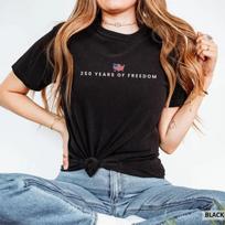 250 Years Of Freedom Shirt USA Anniversary Shirt Freedom Tee Unisex T-Shirt XXL