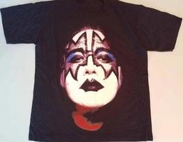 Ace Frehley Full Big Face Shirt Classic Black Unisex S5XL men Unisex T-Shirt Graphic Tee L