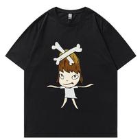 Yoshitomo Nara I Don't Want To Grow Up t-shirt Cotton Unisex Summer Unisex's t-shirt Casual Oversize Short sleeve tee Unisex Clothing L