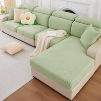 Matcha Green Sofa Cover High Elasticity All Wrapped Cover Lazy Sofa Cushion Four Seasons Universal Dust Cover Cloth S gray