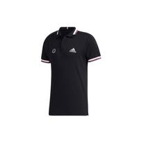 Adidas Meliruotas Play 1 Teniso Polo Marškinėliai Vyriški Viršutiniai Drabužiai Juodas FT6765 S black