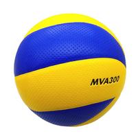 Size 5 Volleyball Soft Touch PU Ball Sports Sand Beach Park Game Play Portable Training Exercise Children Learners blue