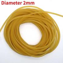 Skersmuo 2/3/4/5 mm tvirtas elastingas guminis valas guminis valas skirtas žvejybai tradiciniu lygiu apvalia elastine virve surišta valas žuvims 5m