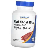 Red Yeast Rice and Coenzyme Q10, Red Yeast Rice With CoQ10, Nutricost 120caps (71647024) 120caps