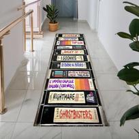 Boombox Design Runner Rug Old Music Box Rug Retro Lover Rug Music Lover Rug Retro Style Rug Non Slip Rug Washable Rugs 40X120CM