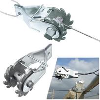Electric Fence Wire Strainer with Compression Clip Wire Ratchet Tensioner for Farm Electric Fence Garden Orchard Fence China Mainland